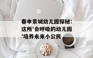 春申景城幼儿园探秘：这所'会呼吸的幼儿园'培养未来小公民