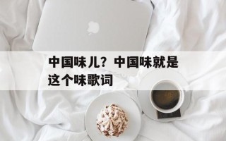 中国味儿？中国味就是这个味歌词