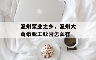 温州泵业之乡，温州大山泵业工业园怎么样