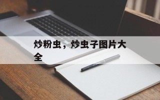 炒粉虫，炒虫子图片大全