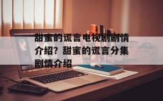 甜蜜的谎言电视剧剧情介绍？甜蜜的谎言分集剧情介绍