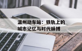温州动车站：铁轨上的城市记忆与时代脉搏