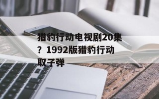 猎豹行动电视剧20集？1992版猎豹行动取子弹