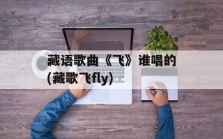 藏语歌曲《飞》谁唱的(藏歌飞fly)