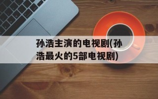 孙浩主演的电视剧(孙浩最火的5部电视剧)