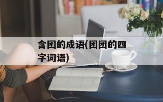 含团的成语(团团的四字词语)