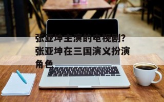 张亚坤主演的电视剧？张亚坤在三国演义扮演角色