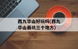 西九华山好玩吗(西九华山最坑三个地方)