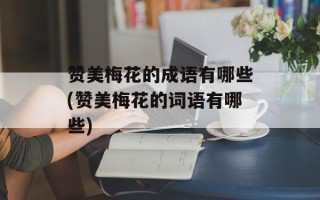 赞美梅花的成语有哪些(赞美梅花的词语有哪些)