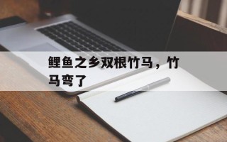 鲤鱼之乡双根竹马，竹马弯了