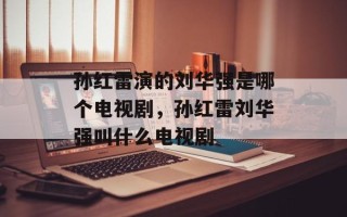 孙红雷演的刘华强是哪个电视剧，孙红雷刘华强叫什么电视剧