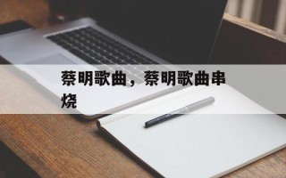 蔡明歌曲，蔡明歌曲串烧