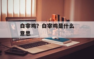 白宰鸡？白宰鸡是什么意思