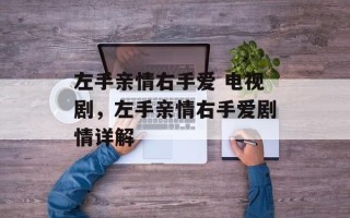 左手亲情右手爱 电视剧，左手亲情右手爱剧情详解