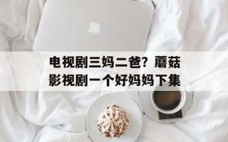 电视剧三妈二爸？蘑菇影视剧一个好妈妈下集