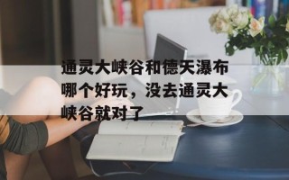 通灵大峡谷和德天瀑布哪个好玩，没去通灵大峡谷就对了
