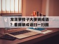 龙菠萝橙子大便猜成语？看图猜成语扫一扫图