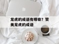 龙虎的成语有哪些？赞美龙虎的成语