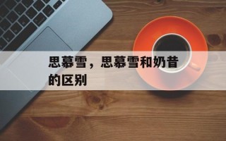 思慕雪，思慕雪和奶昔的区别