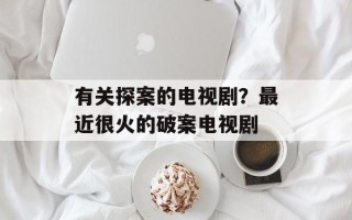 有关探案的电视剧？最近很火的破案电视剧