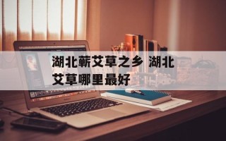 湖北蕲艾草之乡 湖北艾草哪里最好