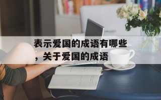 表示爱国的成语有哪些，关于爱国的成语