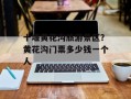 十堰黄花沟旅游景区？黄花沟门票多少钱一个人