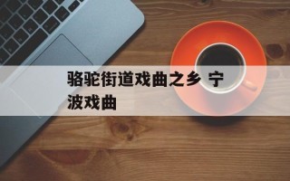 骆驼街道戏曲之乡 宁波戏曲
