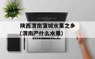 陕西渭南蒲城水果之乡(渭南产什么水果)