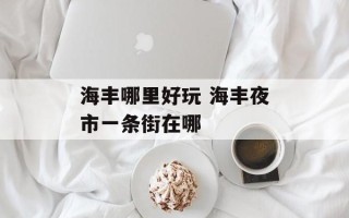 海丰哪里好玩 海丰夜市一条街在哪