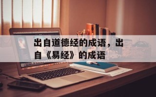 出自道德经的成语，出自《易经》的成语