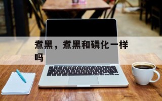 煮黑，煮黑和磷化一样吗
