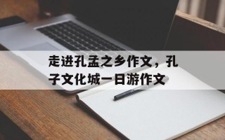 走进孔孟之乡作文，孔子文化城一日游作文
