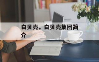 白贝壳，白贝壳集团简介